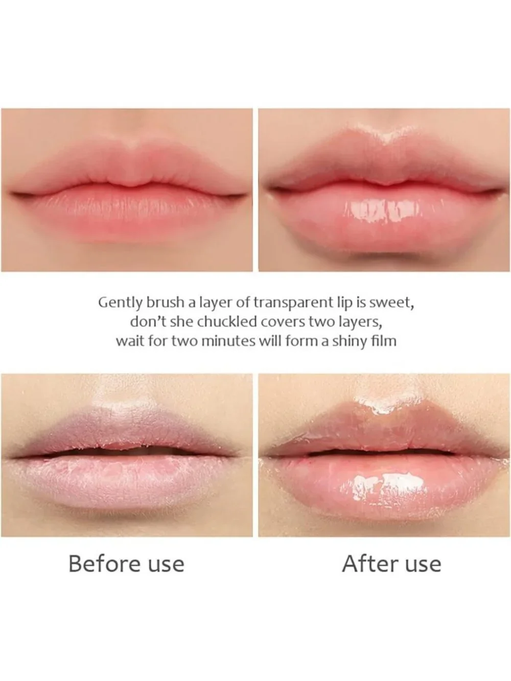 5-Color Hydrating Lip Glow Oil Set - Non-Sticky Cherry Lip Gloss & Moisturizing